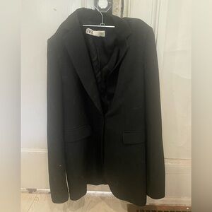 Zara Black Blazer Classic Suit Jacket